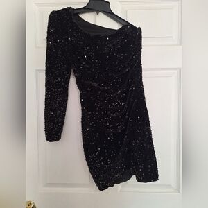 Black One Sleeve Dress